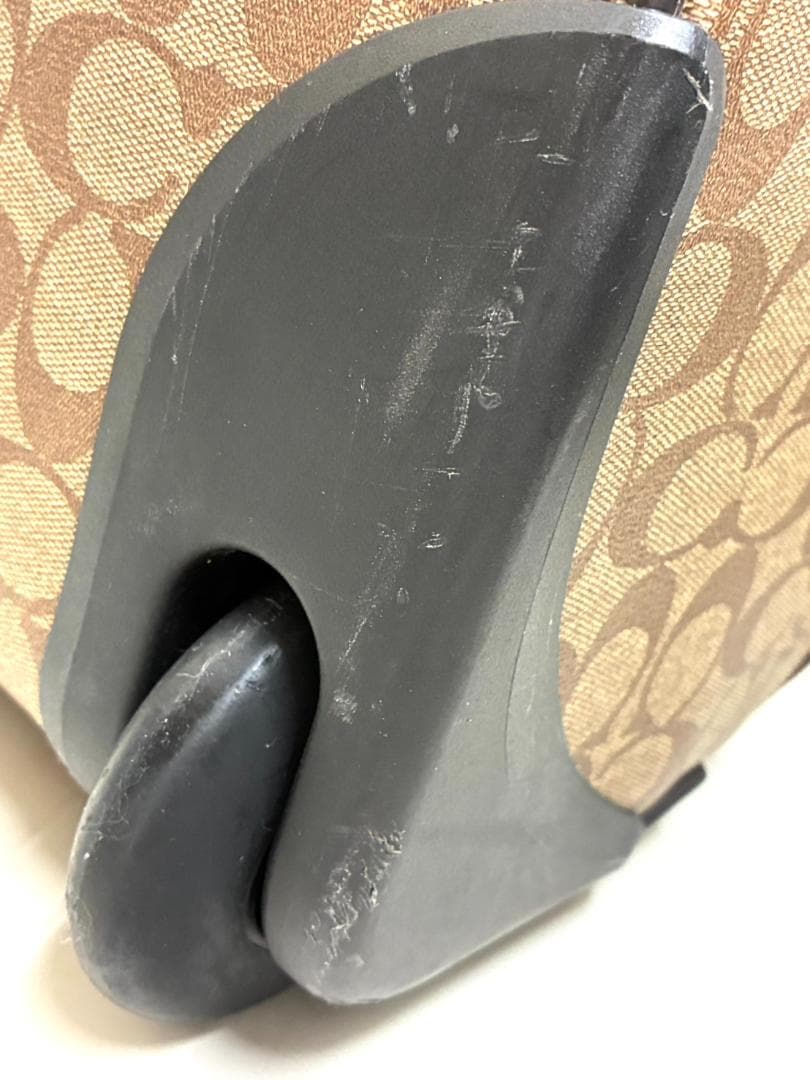 25W10-157 コーチ キャリーケース スーツケース PVC シグネーチャー