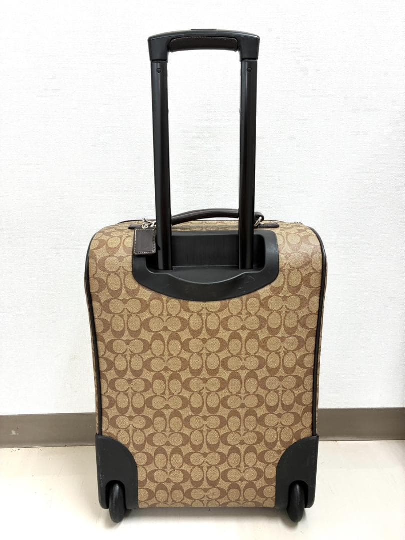 25W10-157 コーチ キャリーケース スーツケース PVC シグネーチャー
