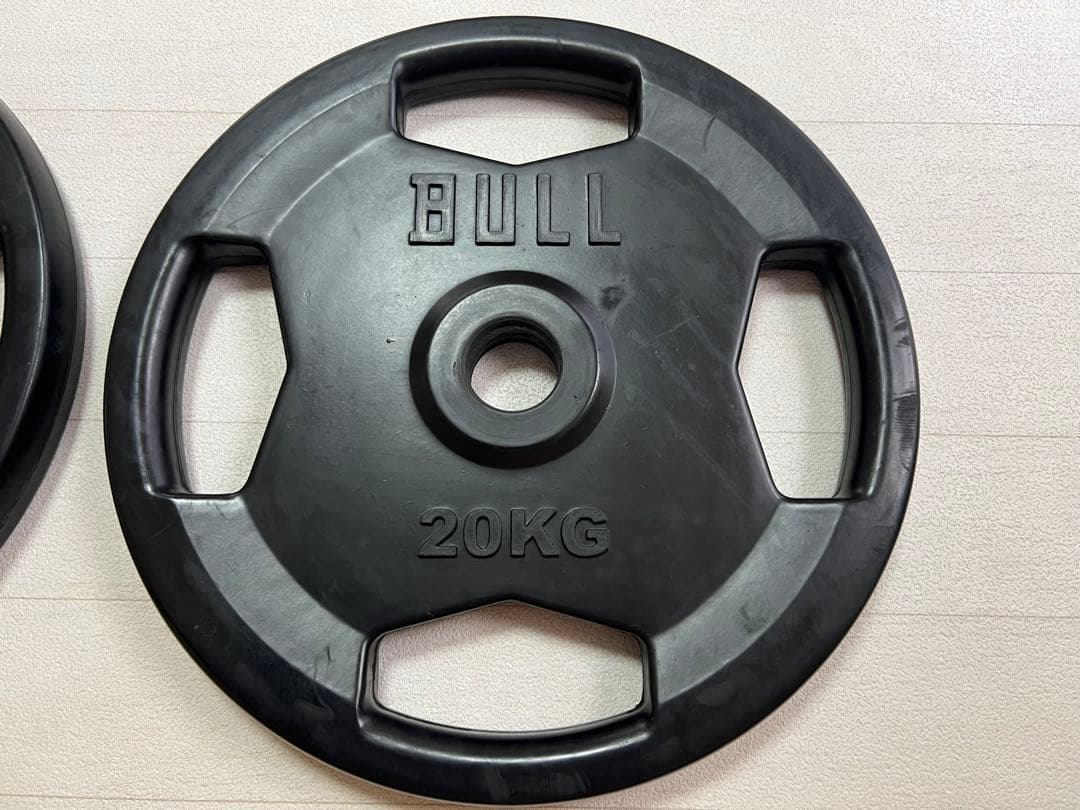 BULL 20KG ラバープレート　2枚セット