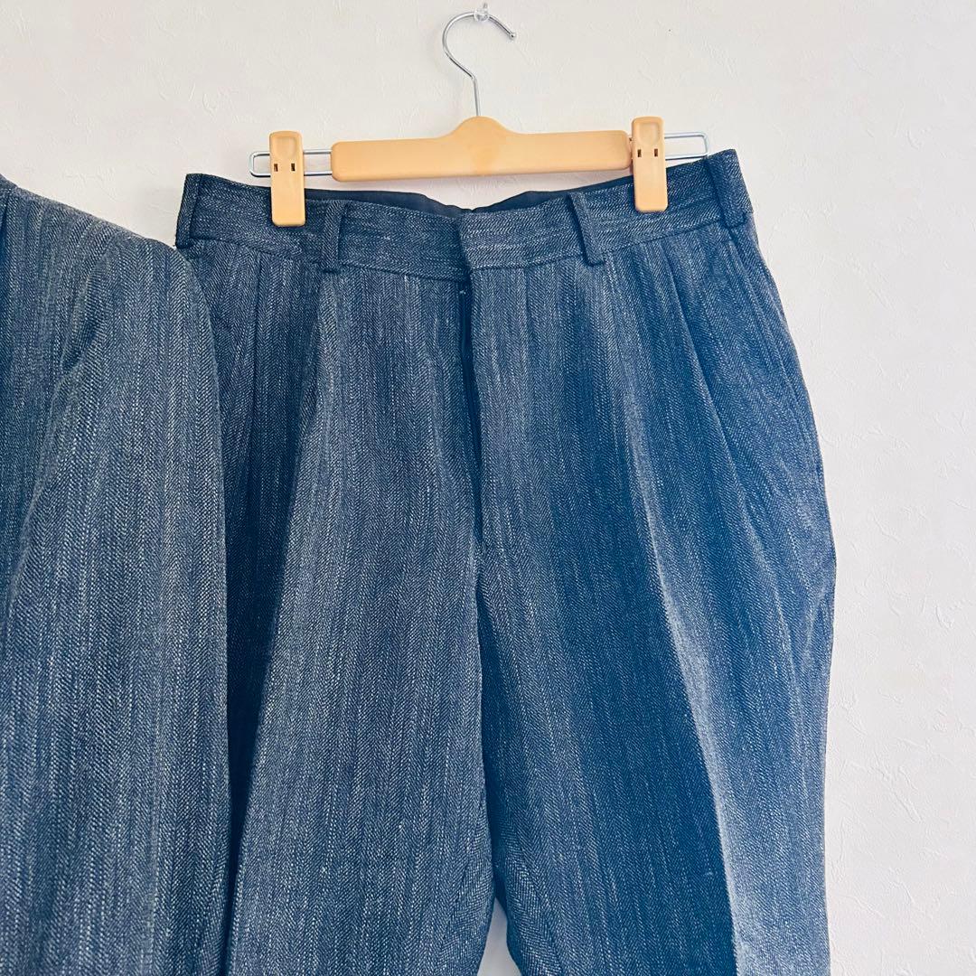 【美品】ジョンローレンスサリバン ジップ ダブル セットアップ スーツ