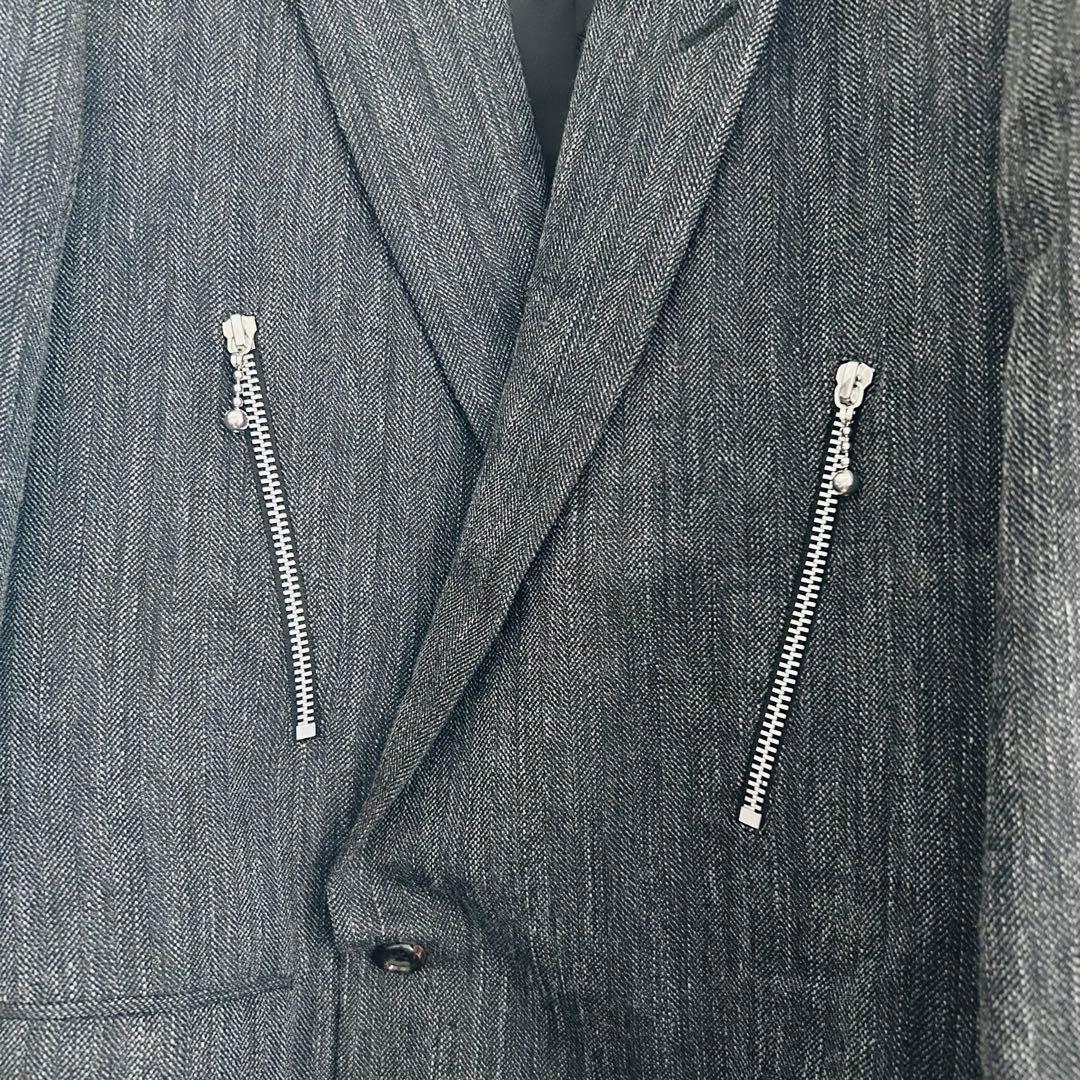 【美品】ジョンローレンスサリバン ジップ ダブル セットアップ スーツ