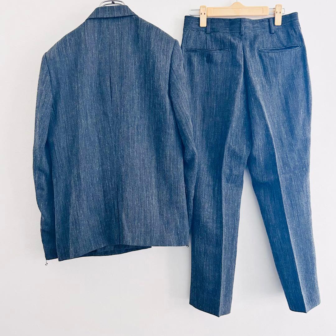 【美品】ジョンローレンスサリバン ジップ ダブル セットアップ スーツ