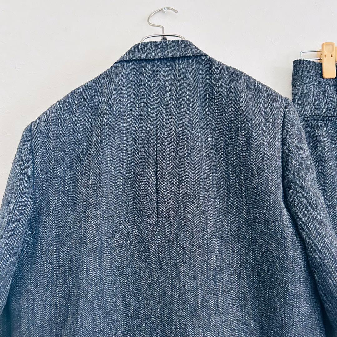 【美品】ジョンローレンスサリバン ジップ ダブル セットアップ スーツ