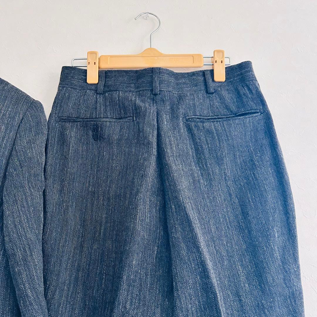 【美品】ジョンローレンスサリバン ジップ ダブル セットアップ スーツ