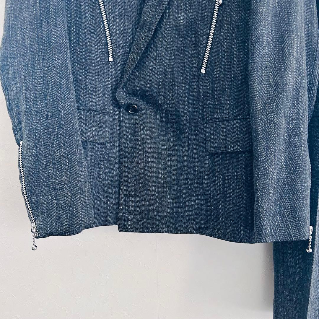 【美品】ジョンローレンスサリバン ジップ ダブル セットアップ スーツ