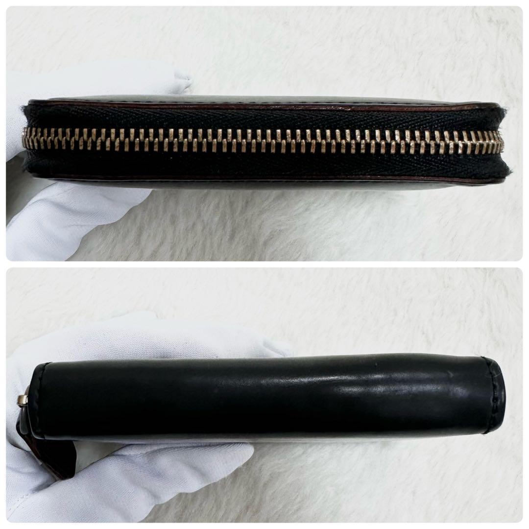 入手困難★GANZO 大阪店限定 シェルコードバン コンパクトジップウォレット