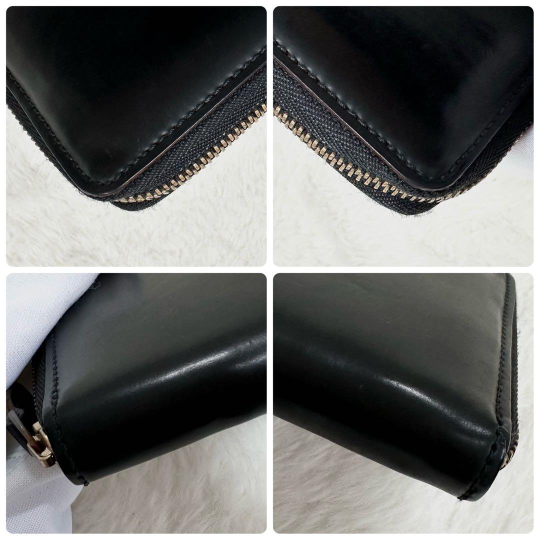 入手困難★GANZO 大阪店限定 シェルコードバン コンパクトジップウォレット