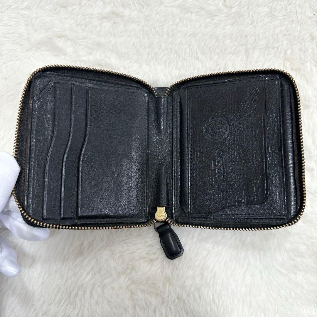 入手困難★GANZO 大阪店限定 シェルコードバン コンパクトジップウォレット