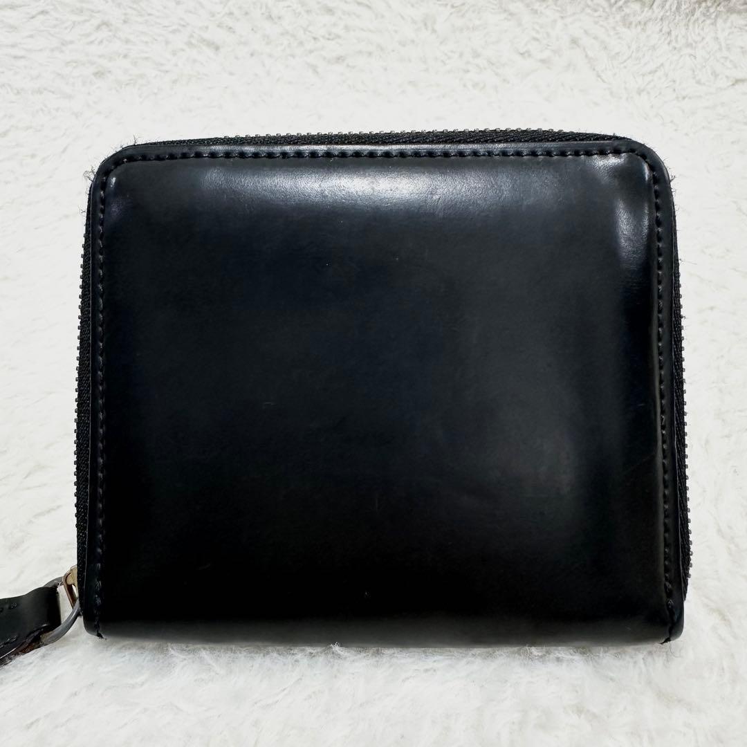 入手困難★GANZO 大阪店限定 シェルコードバン コンパクトジップウォレット