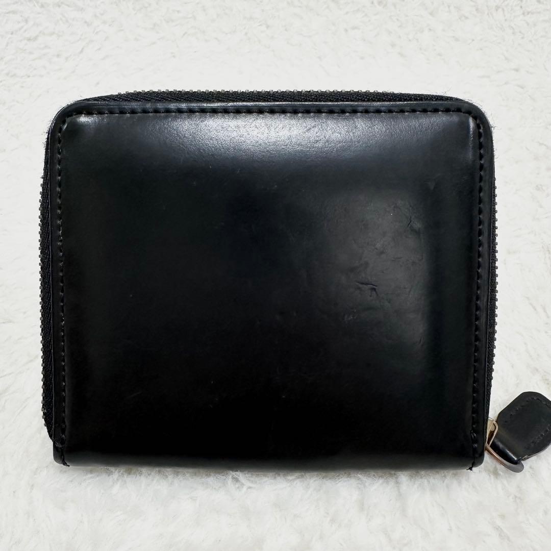 入手困難★GANZO 大阪店限定 シェルコードバン コンパクトジップウォレット