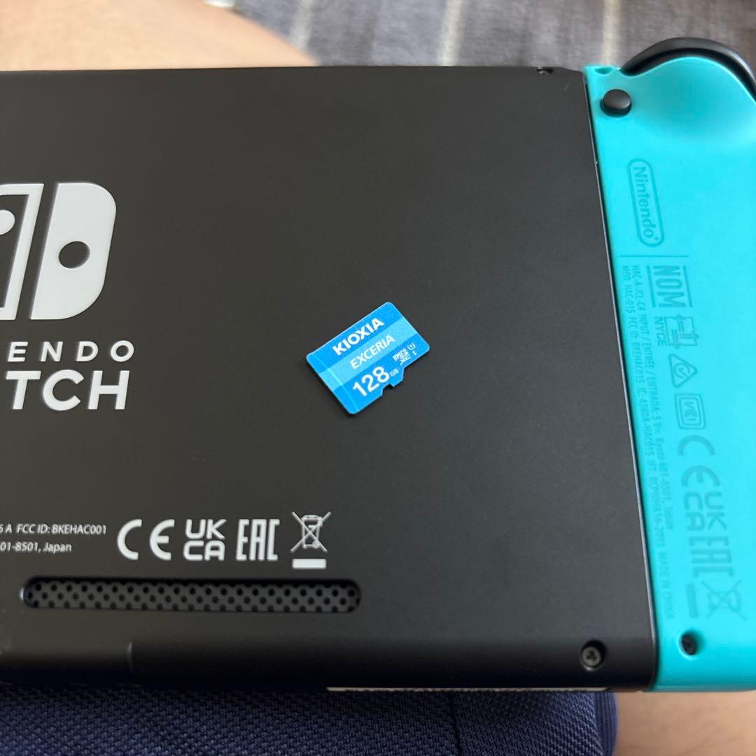 Nintendo Switch 本体 ネオンブルー/レッド スプラ3 DBD付き