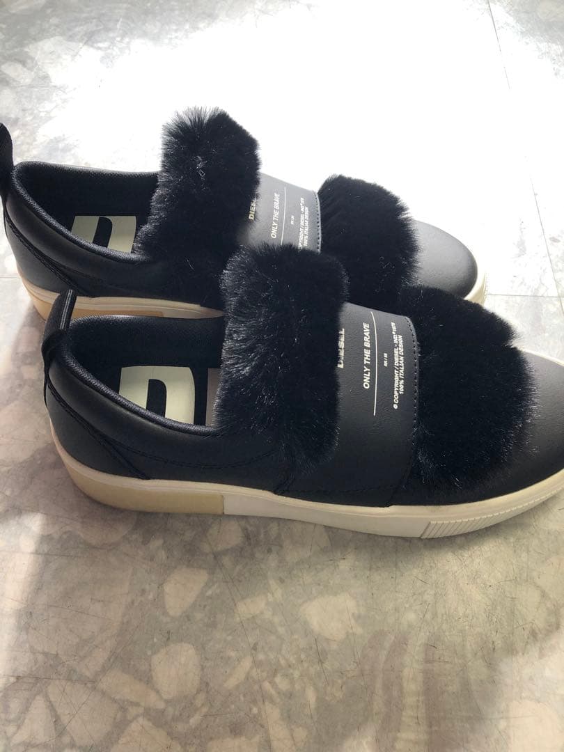 DIESEL ディーゼル ONLY THE BRAVE ブラック スニーカー