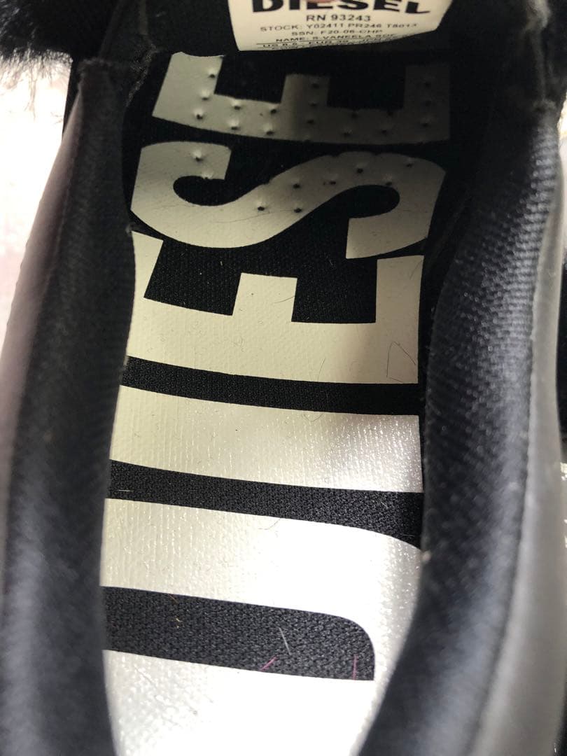 DIESEL ディーゼル ONLY THE BRAVE ブラック スニーカー