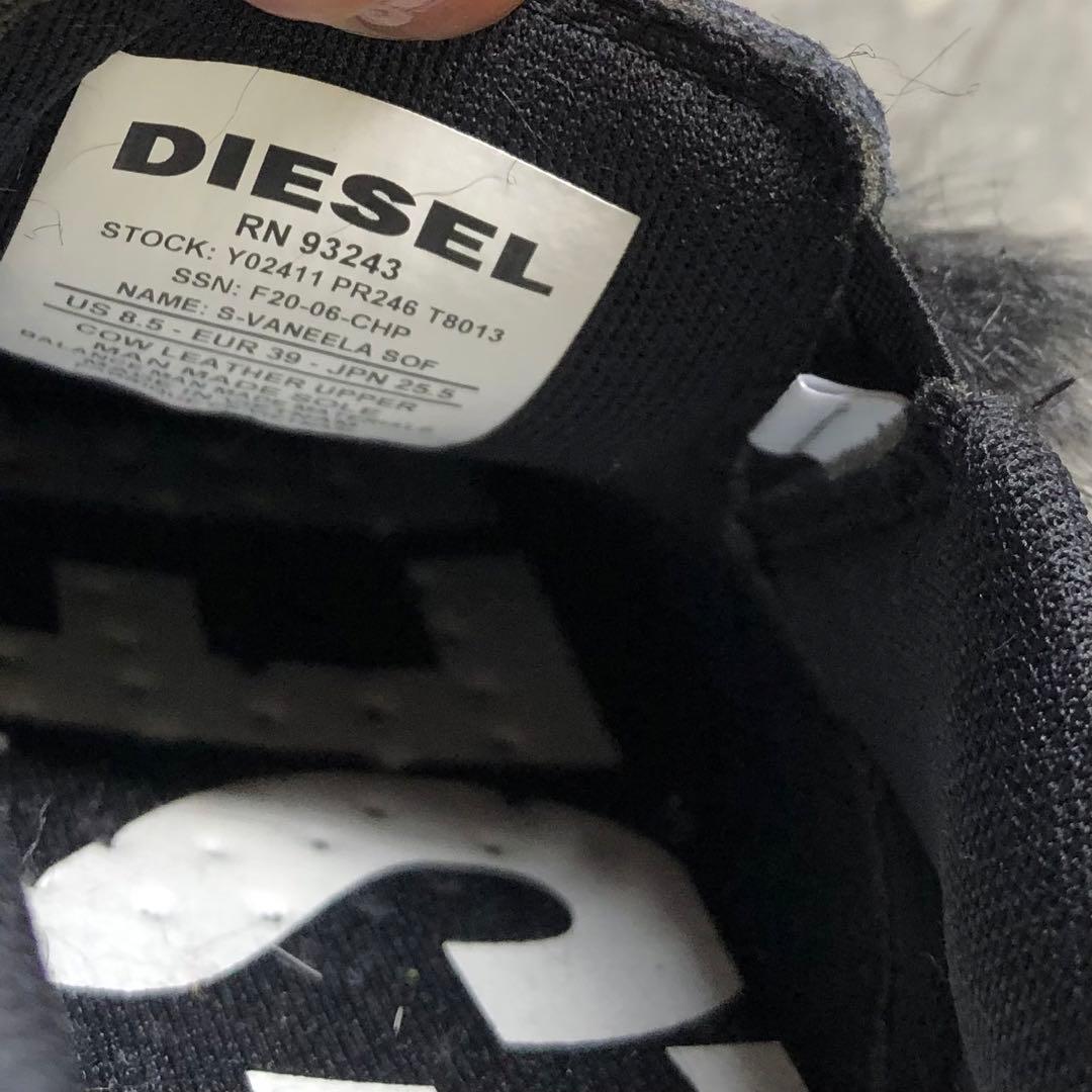DIESEL ディーゼル ONLY THE BRAVE ブラック スニーカー