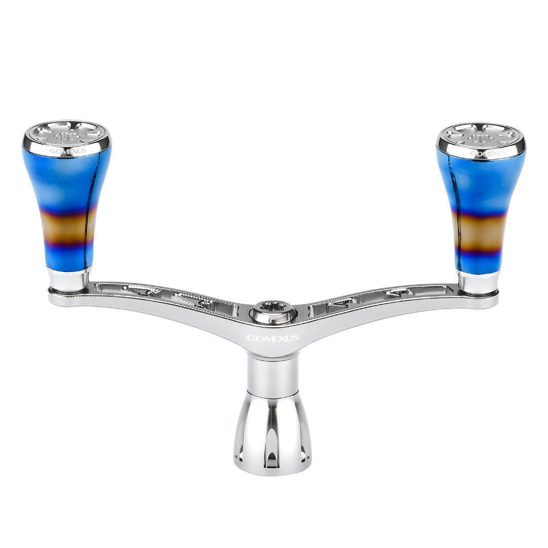 ゴメクサス　ダブルハンドル　チタンノブ　チタンカラー　98mm ダイワ用