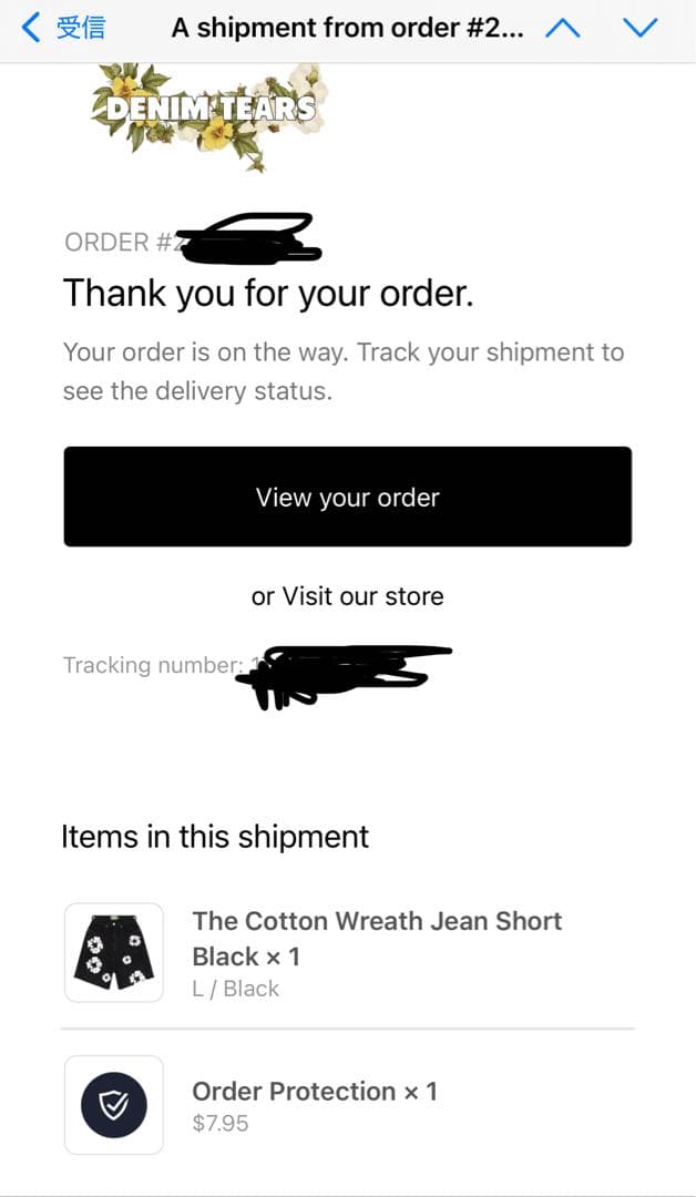 denimtears denim shorts デニムショーツ