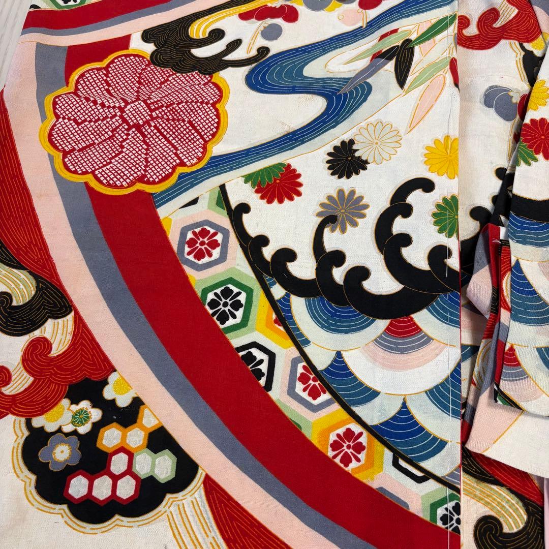 七五三 アンティーク着物　子供着物　可愛い