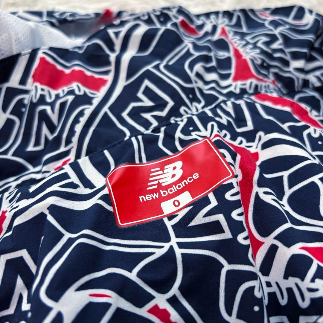 希少 ニューバランスゴルフ セットアップ レインウェア 総柄 ブルゾン