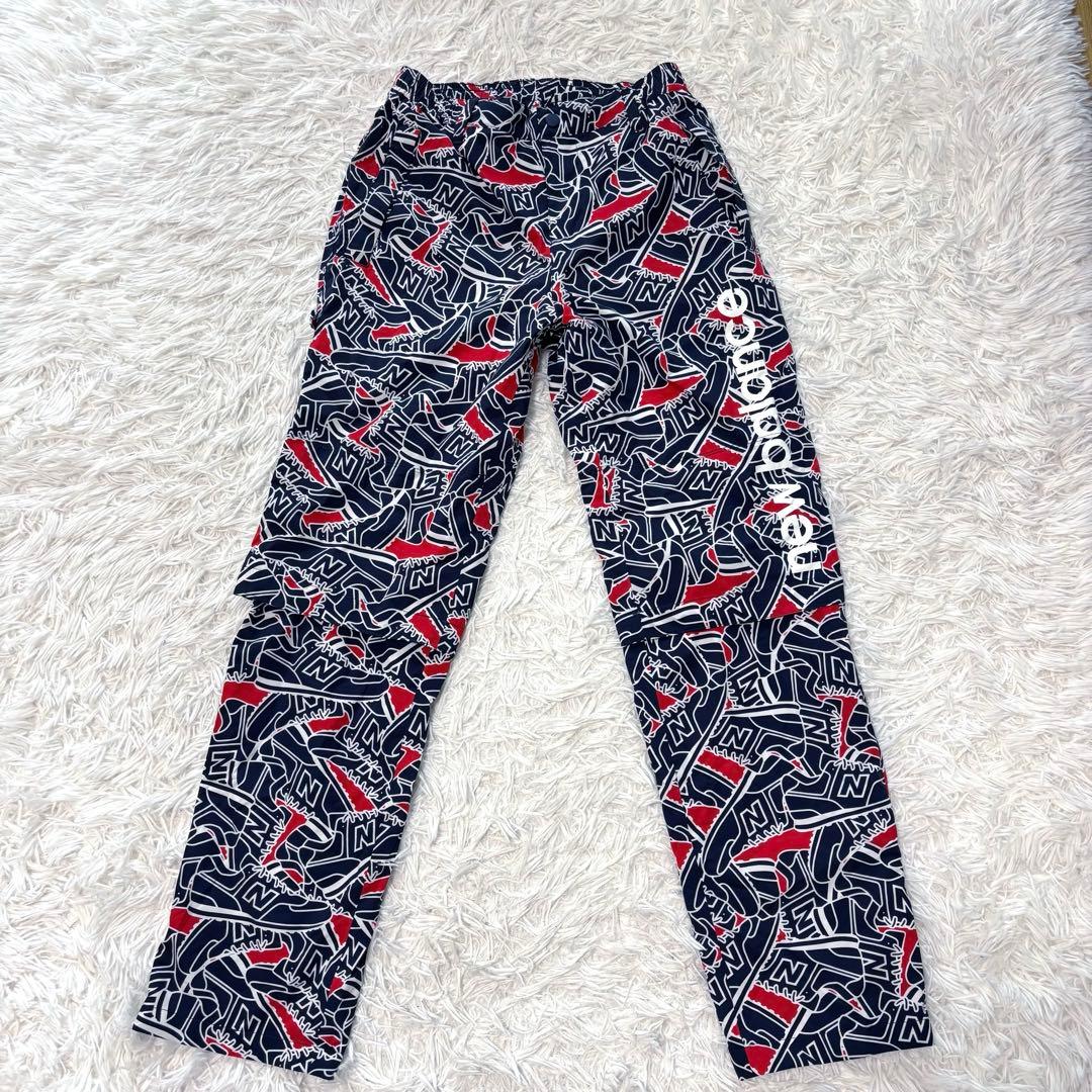 希少 ニューバランスゴルフ セットアップ レインウェア 総柄 ブルゾン