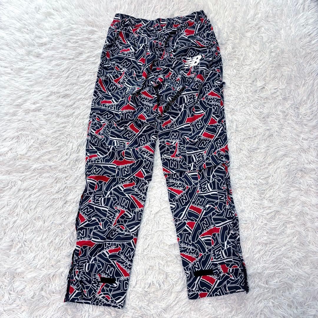 希少 ニューバランスゴルフ セットアップ レインウェア 総柄 ブルゾン