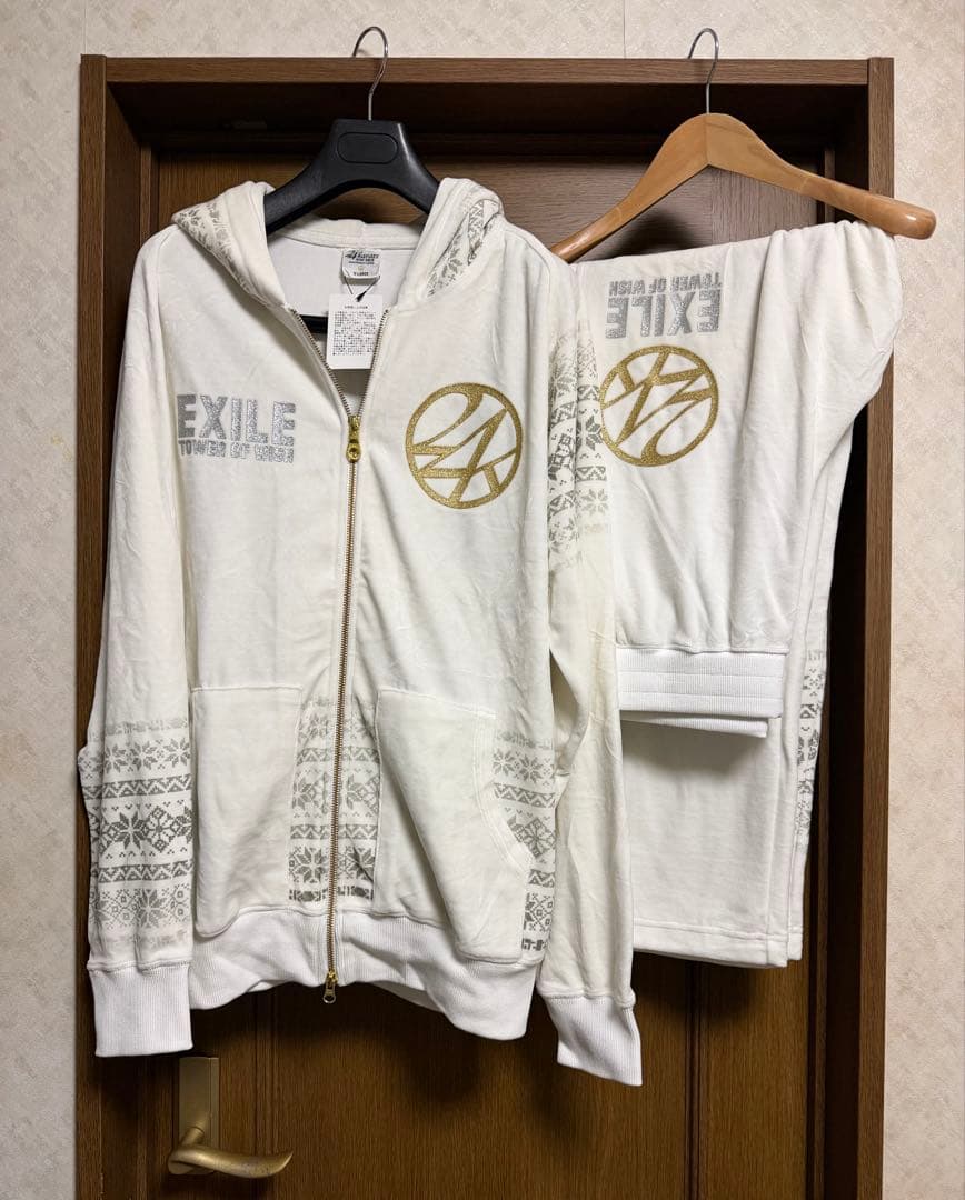 【試着のみ】24karats EXILE セットアップ ベロアジャージ 2006