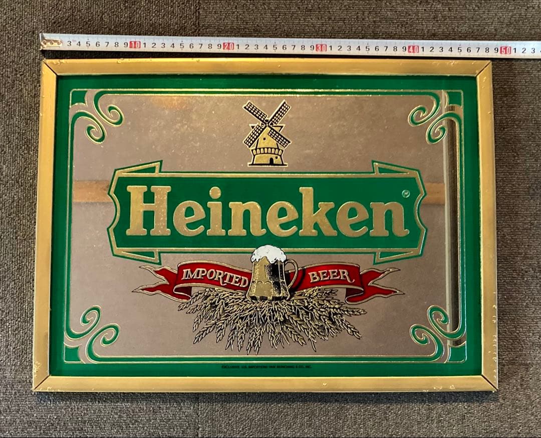 ハイネケン ヴィンテージ パブミラー レトロ アメリカン 雑貨 バー ガレージ