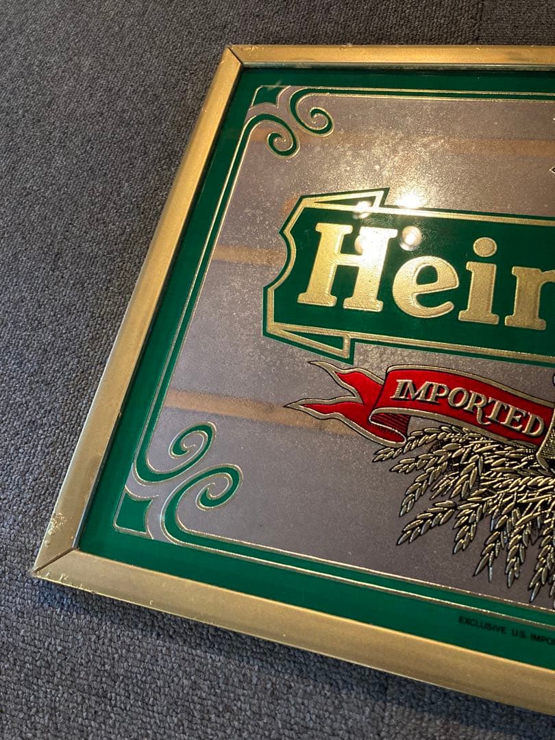 ハイネケン ヴィンテージ パブミラー レトロ アメリカン 雑貨 バー ガレージ