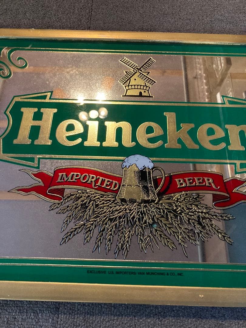 ハイネケン ヴィンテージ パブミラー レトロ アメリカン 雑貨 バー ガレージ