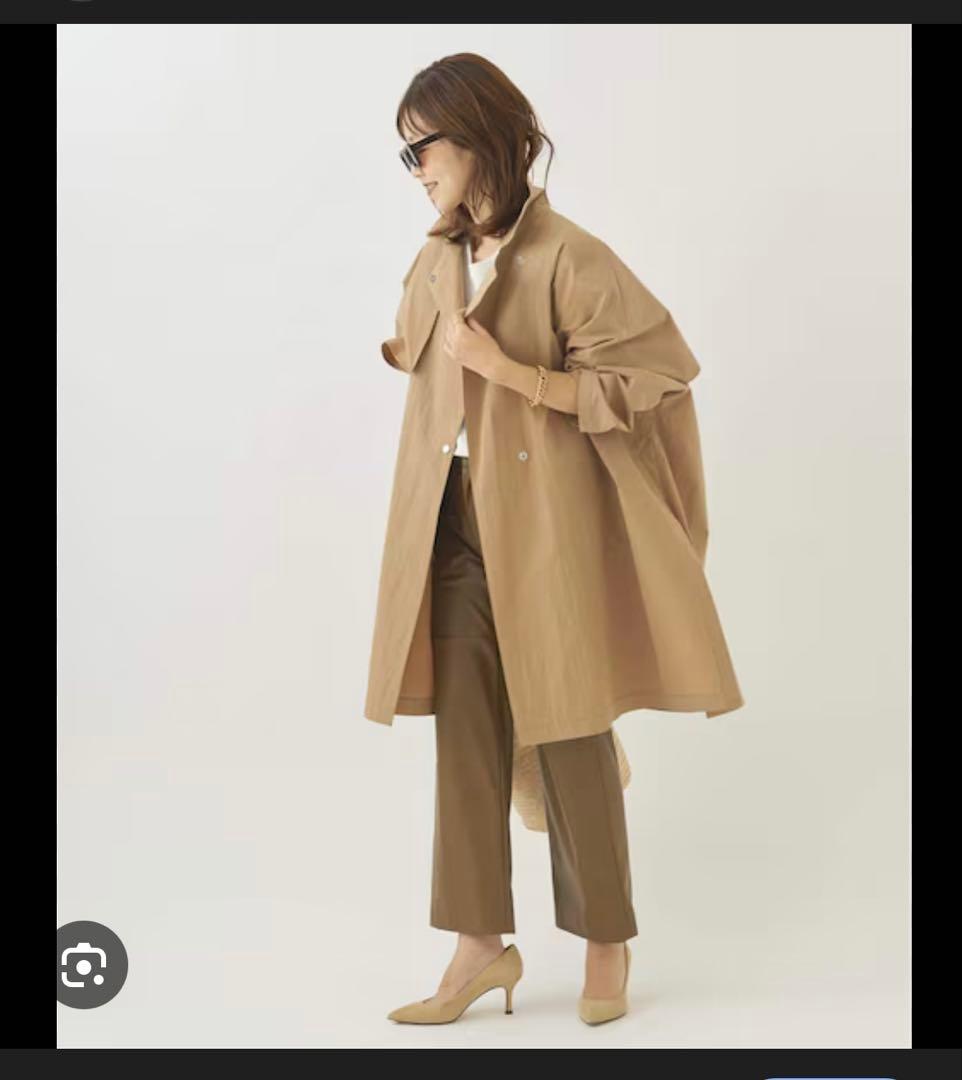 plage テントコート キャメル 36