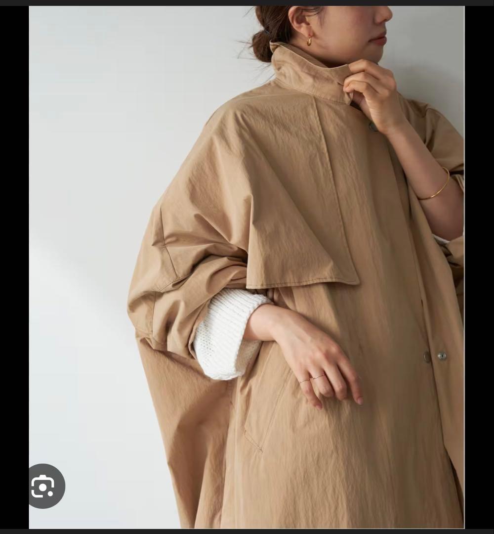 plage テントコート キャメル 36