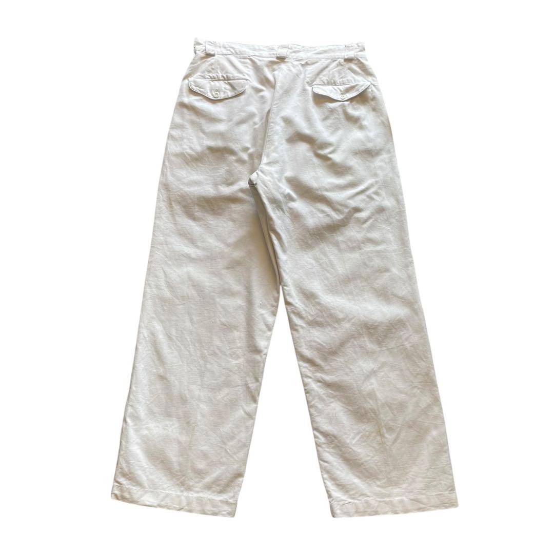 50s 60s ヴィンテージ フランス軍 ワークパンツ ミリタリーパンツ XL