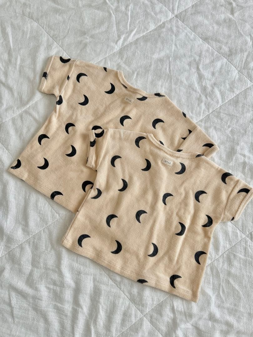 organiczoo 6-12m 1-2y 2枚セット Tシャツ お揃い