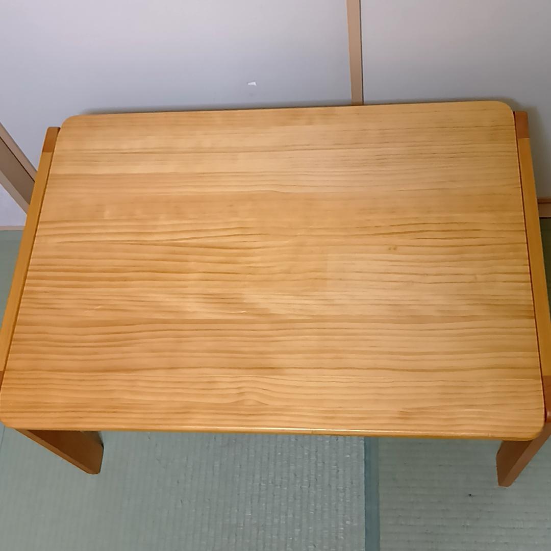 オリーブ　キッズラージデスク　ナチュラル　木製デスク 引き出し付き　ニトリ