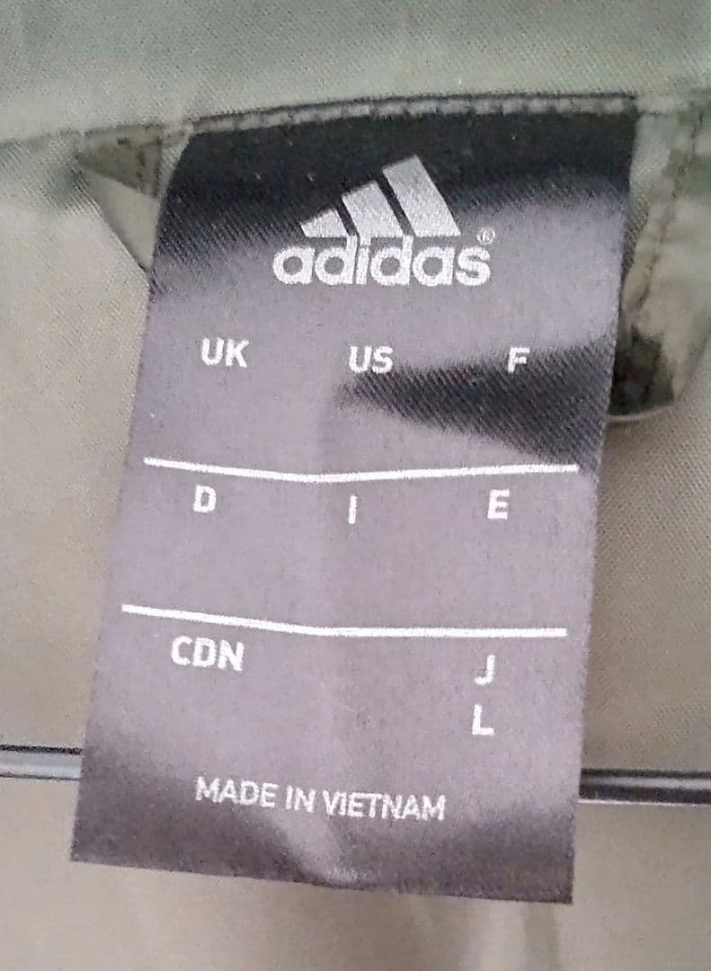 adidas アディダス ベンチコート L カーキ