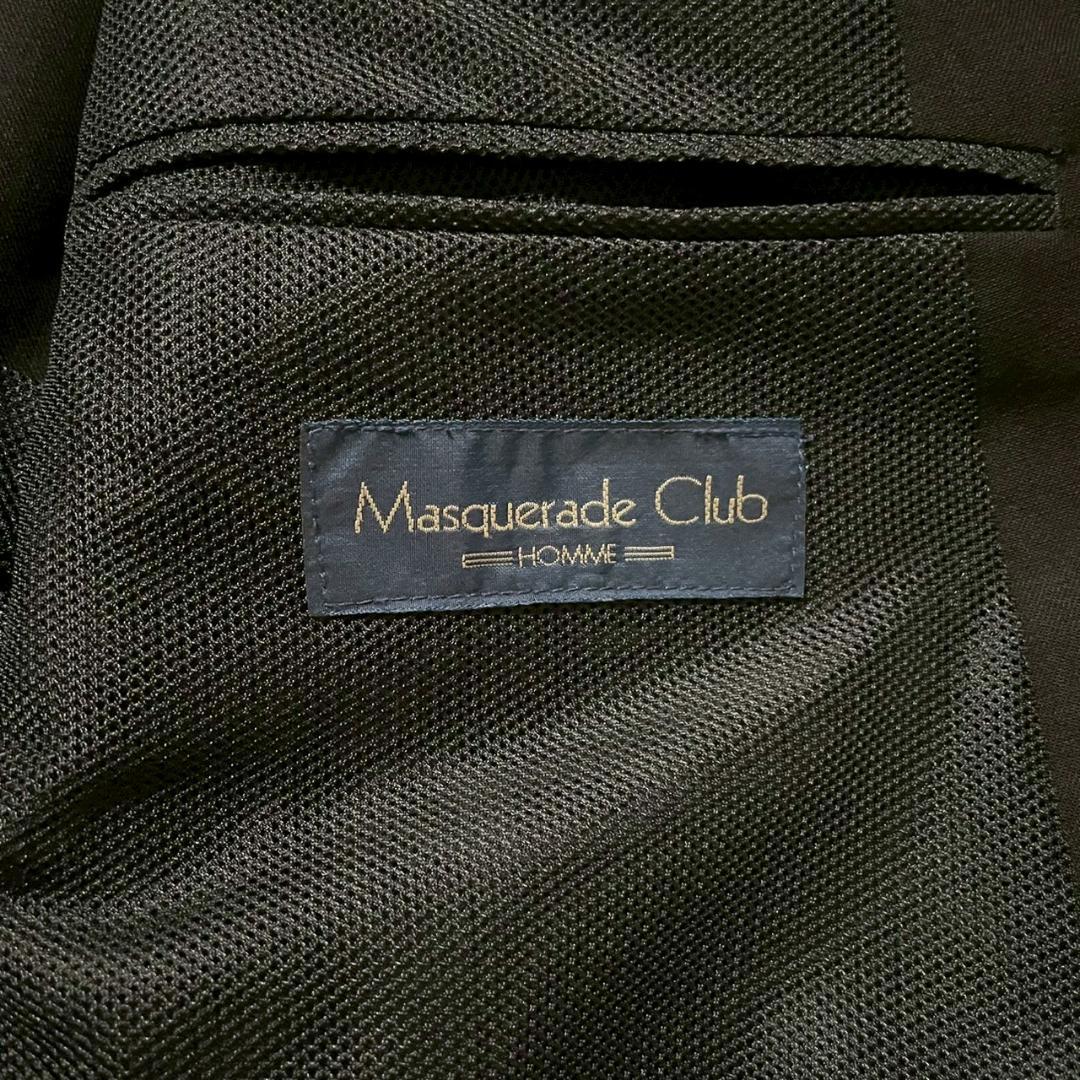 超美品 90's オールブラック ダブルブレスト 漆黒 ウール