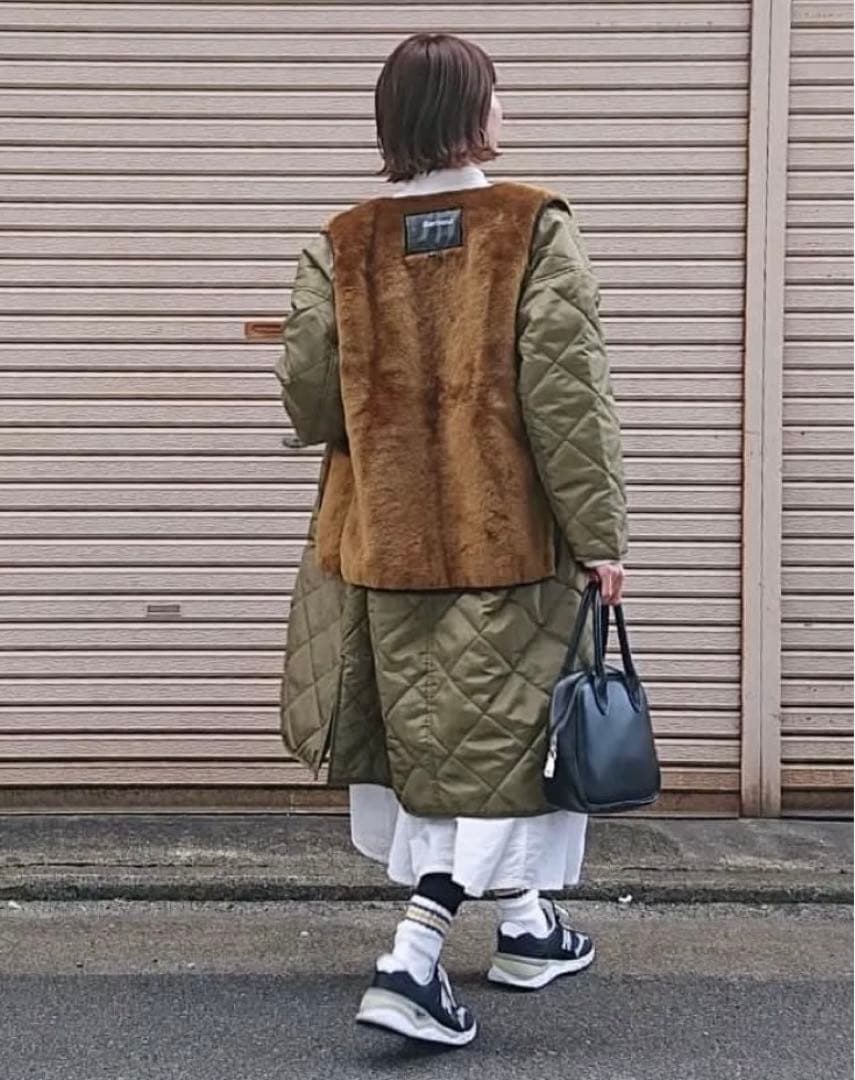 Barbour バブアー 新品 リバーシブルファーベスト インナー サイズ36