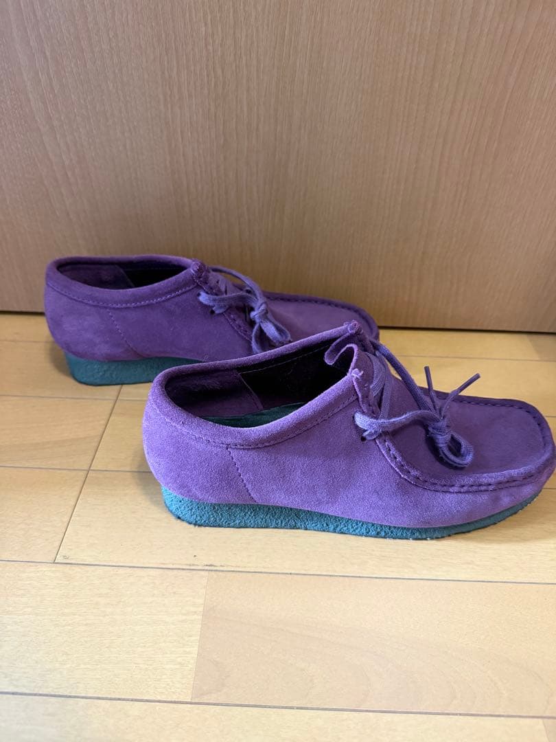 Clarks WALLABEE クラークス ワラビー　purple 紫