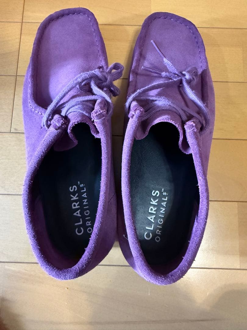 Clarks WALLABEE クラークス ワラビー　purple 紫