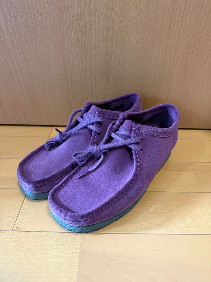 Clarks WALLABEE クラークス ワラビー　purple 紫