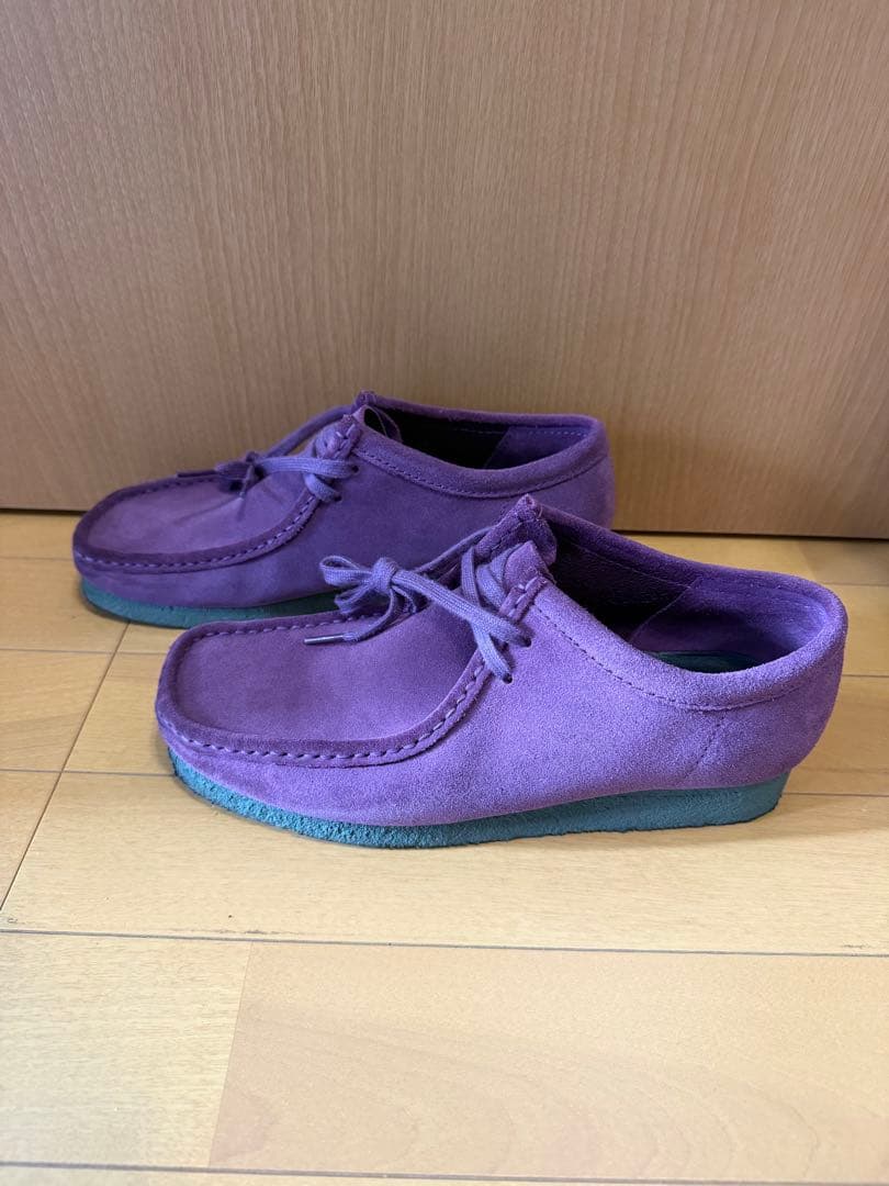Clarks WALLABEE クラークス ワラビー　purple 紫