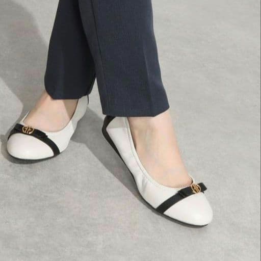 美品✨未使用 コールハーン トバ ボウ バレエ フラットシューズ