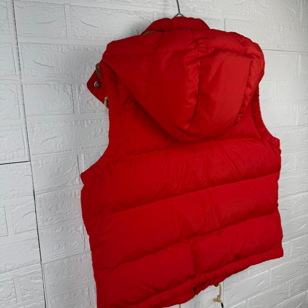 【美品】 POLO RALPH LAUREN 肉厚 2way ダウンベスト 赤