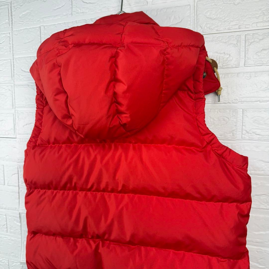【美品】 POLO RALPH LAUREN 肉厚 2way ダウンベスト 赤
