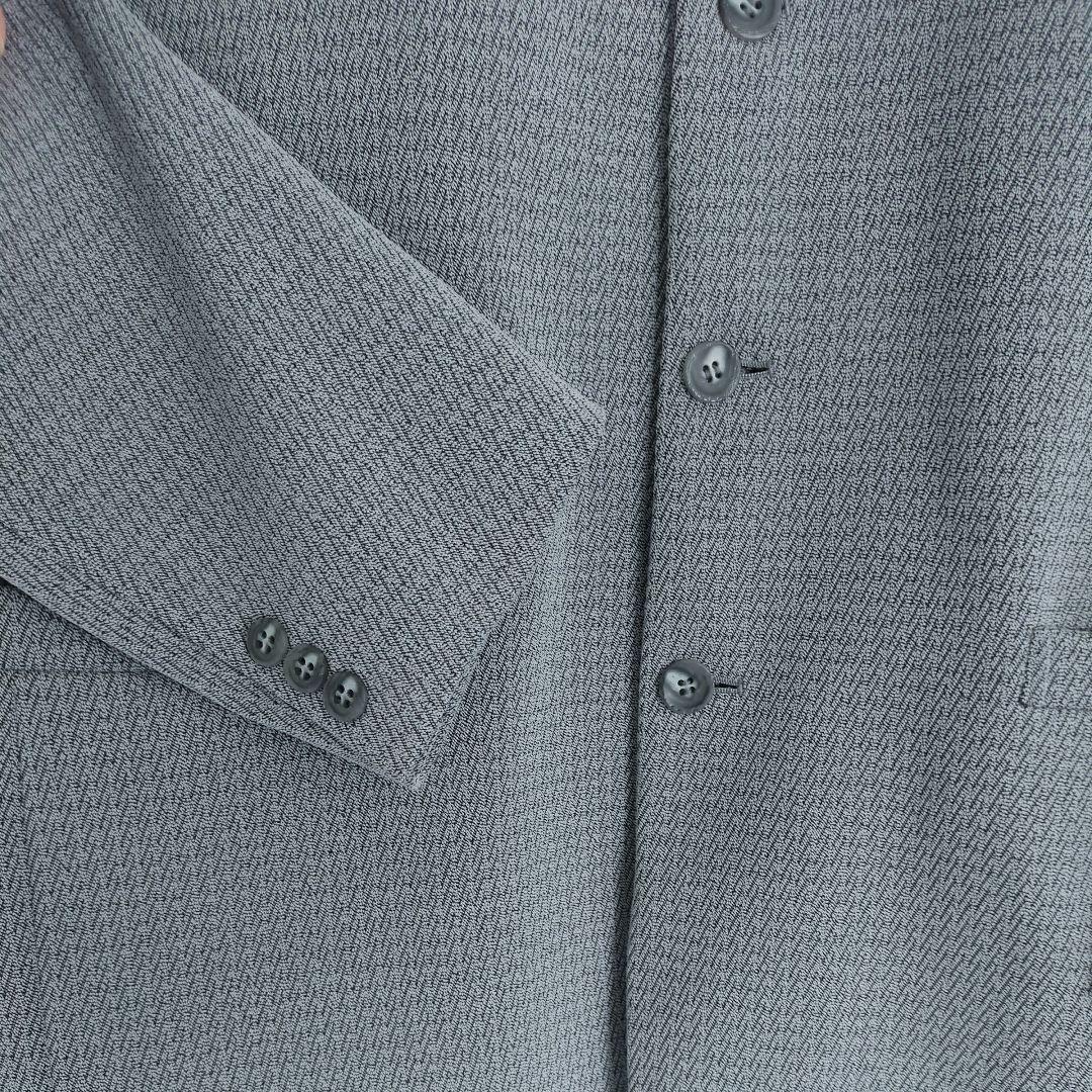 【お値下】vintage　ビンテージ　3ピースマオカラースーツ　Lサイズ　グレー