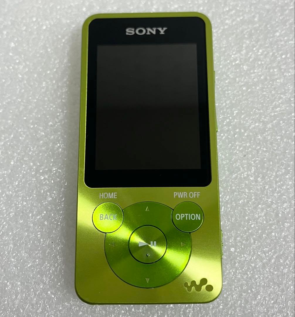 【美品　バッテリー良好】　SONY ウォークマン　NW-S15 16GB ライム