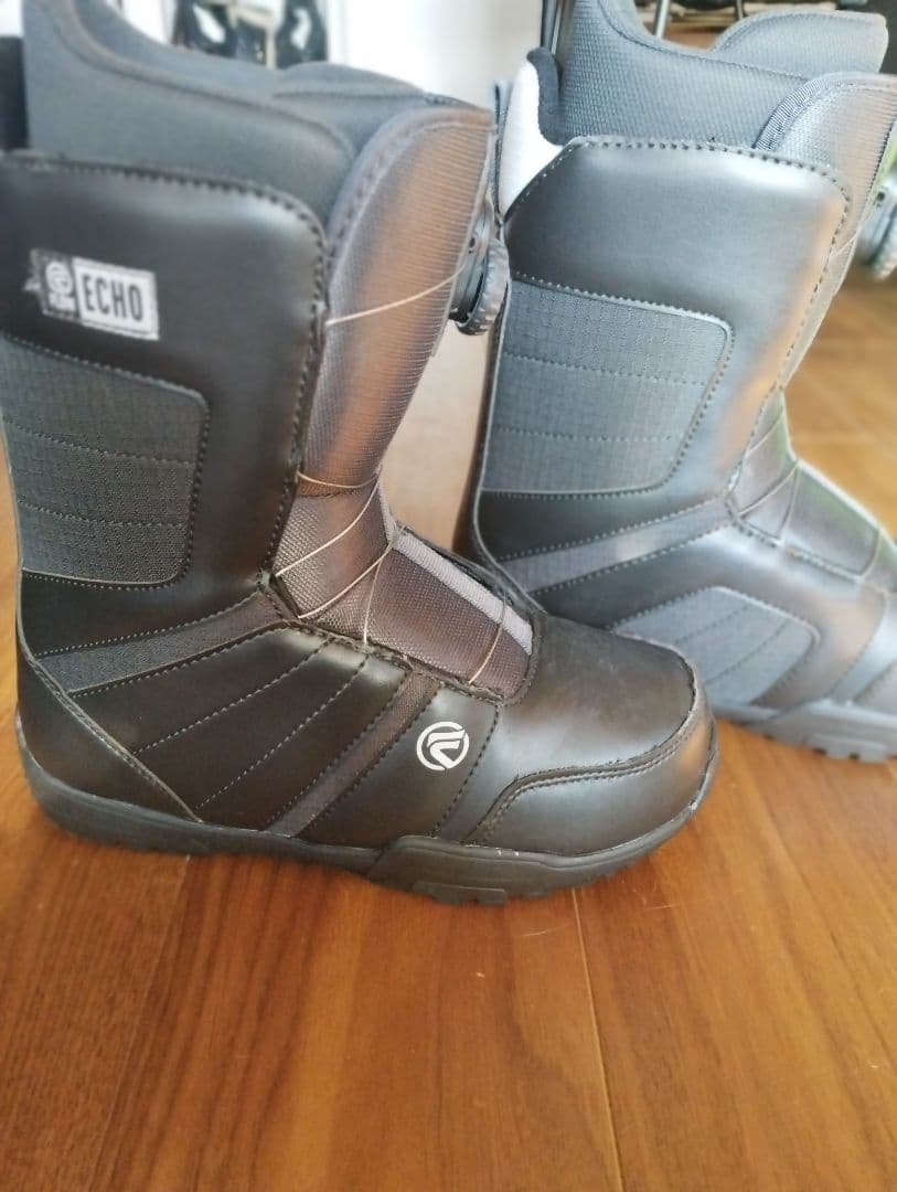 ECHO スノーボードブーツ ブラック　24.5センチ