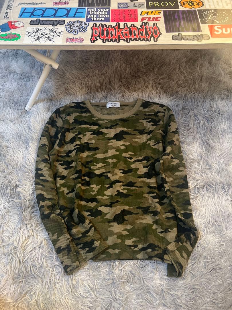 迷彩ワッフルTサーマル