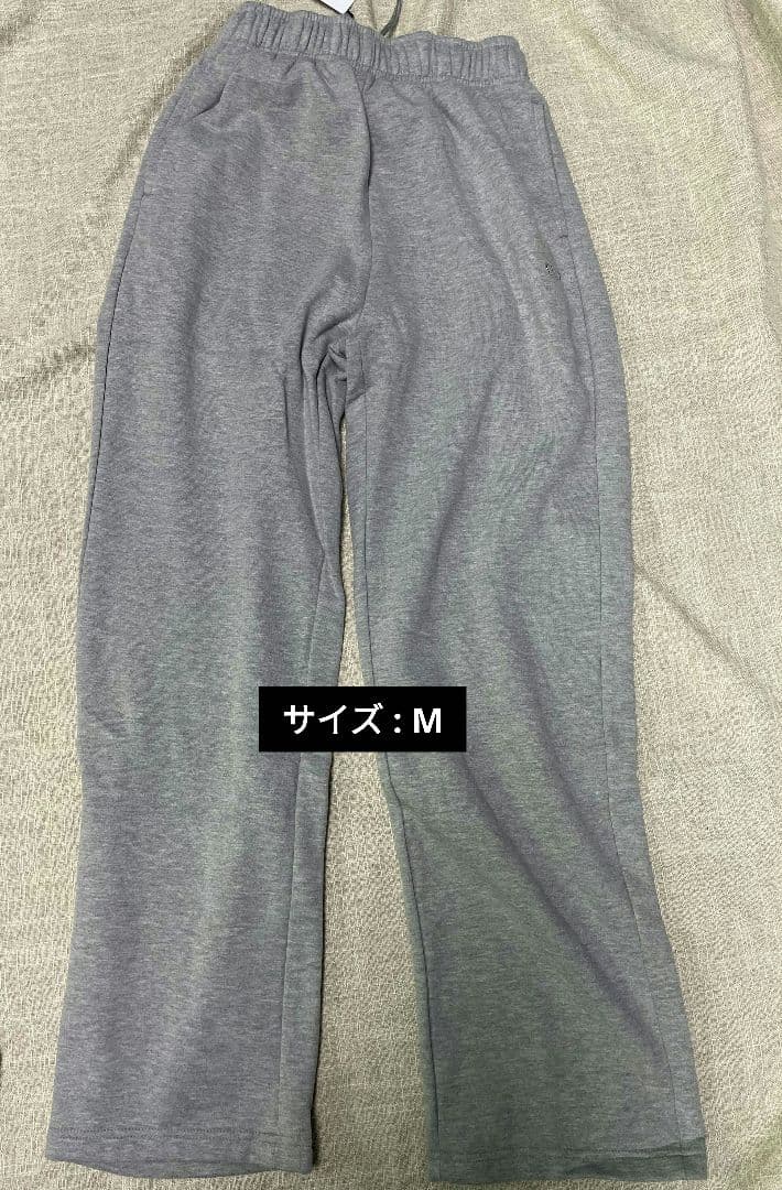 無地 alo yoga スポーツ グレー スウェットパンツ サイズ M