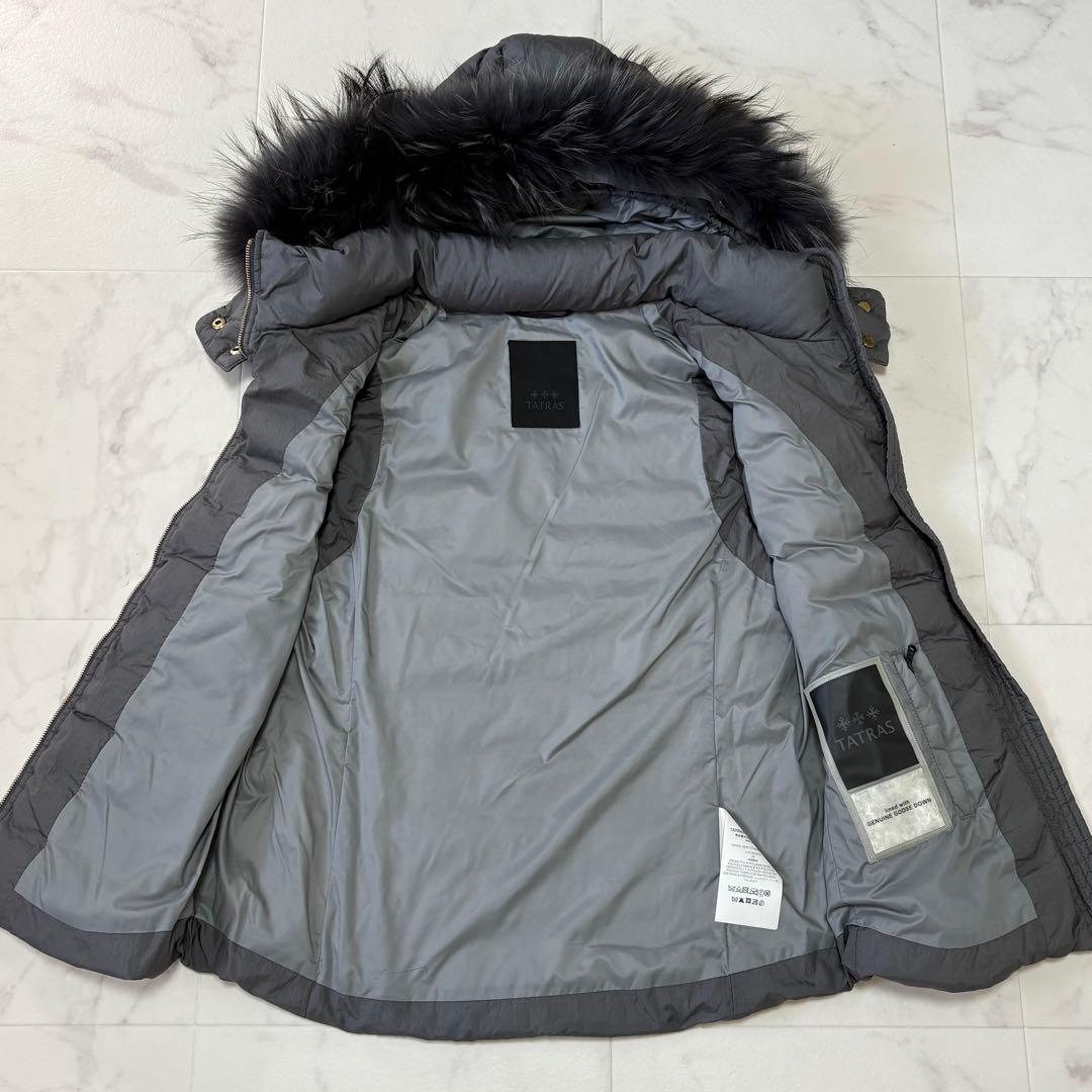 【美品】TATRAS タトラス ダウン ベスト M オルシエラ グレー 3way