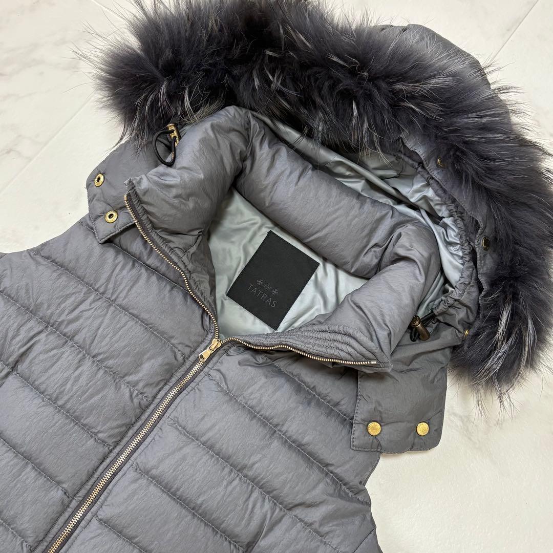 【美品】TATRAS タトラス ダウン ベスト M オルシエラ グレー 3way